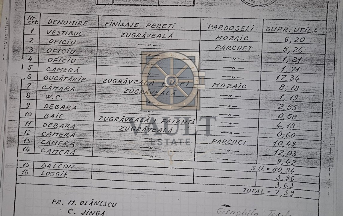 Apartament 4 camere-Decomandat-Centrala Termica- Turda