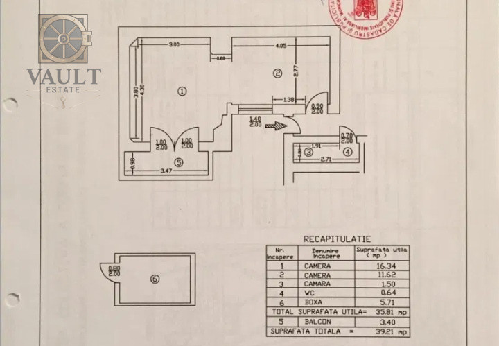 Apartament tip studio - zona Universitate / Kilomentrul 0 