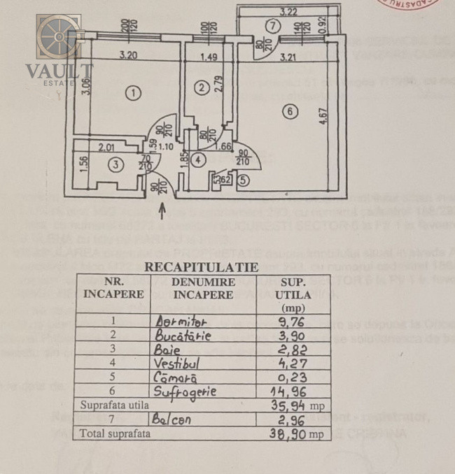 Apartament 2 camere - 5 minute Metrou Lujerului - Centrala Proprie 