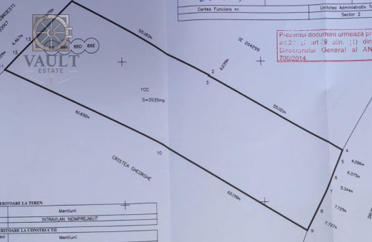 Teren intravilan cu deschidere la lac – 3.535 mp,  zona Dobroești
