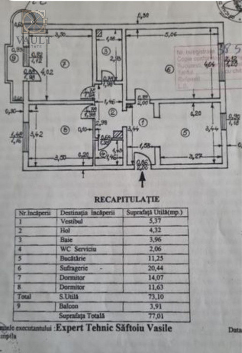 3 CAMERE- NERVA TRAIAN -SPATIOS , MODERN -5 MIN.  METROU  TIMPURI NOI