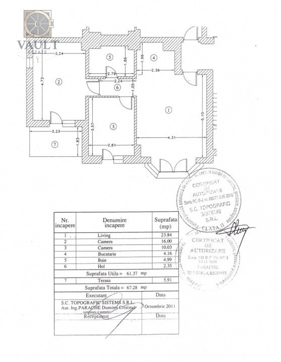Apartament 3 camere cu loc parcare inclus - Cosmopolis