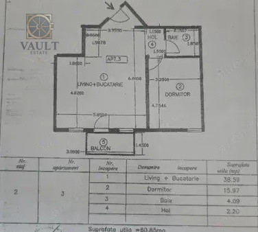 Apartament 2 camere FUNDENI - 65 MP - RENOVAT 