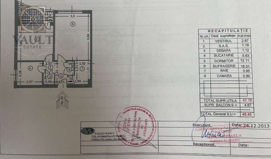 Apartament 2 camere - 5 minute de metrou - Costin Georgian