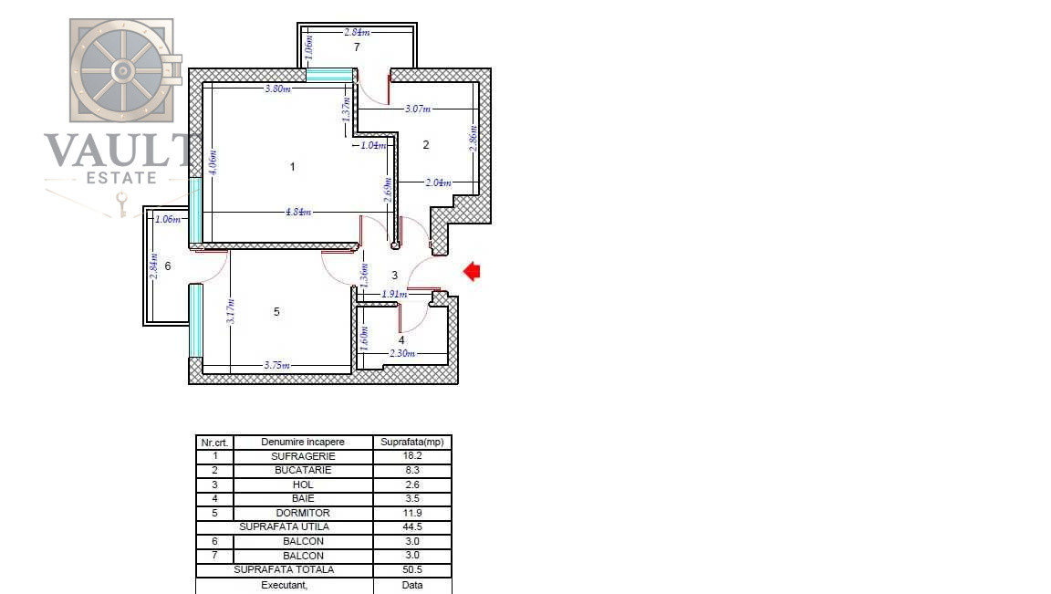 Apartament 2 camere - Bloc nou - Titan