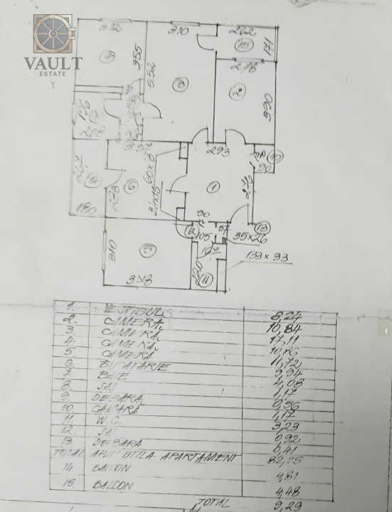 Apartament 4 camere - Parcul National - Chisinau