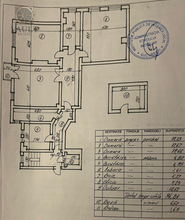 Apartament 3 camere RENOVAT - Piata Alexandru Lahovari - 94MP 