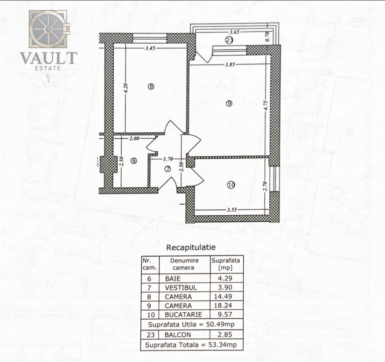 Apartament 2 camere - Bloc nou - Ozana