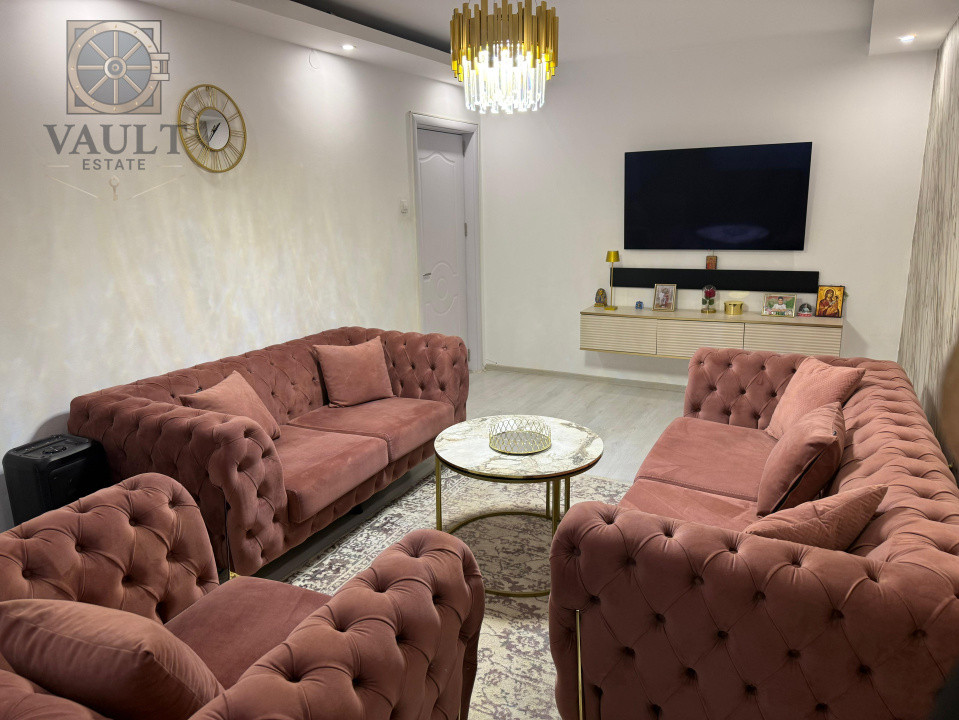 APARTAMENT 3 CAMERE-DRISTOR-2 BAI-PARCARE-MOBILAT-UTILAT-ETAJ 2/8