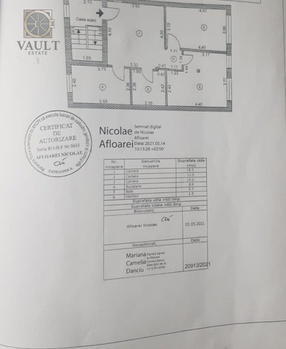 Apartament 3 camere - Vulcan Center - Sebastian 