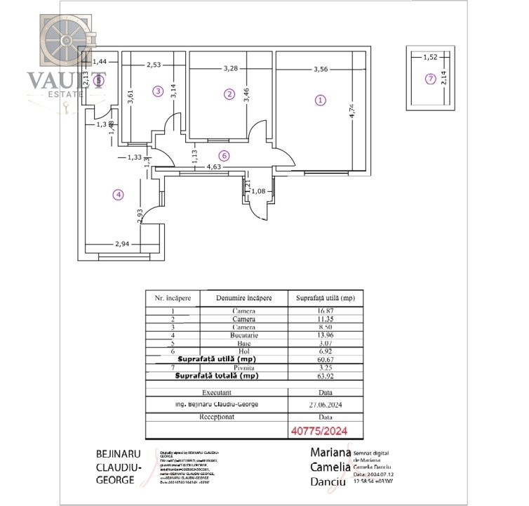 Casa cu 3 camere - Margeanului