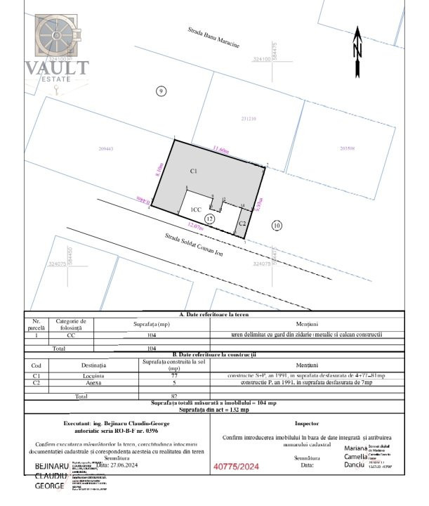 Casa cu 3 camere - Margeanului