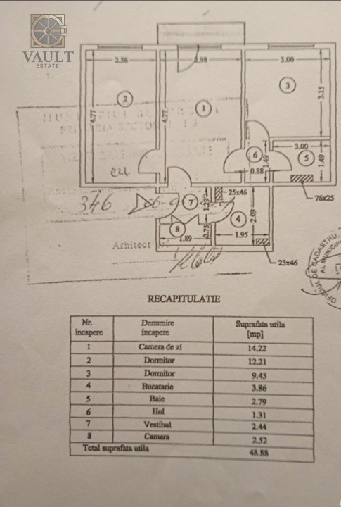 Apartament 3 camere - 7 minute de metrou Nicolae Grigorescu - RISC 3