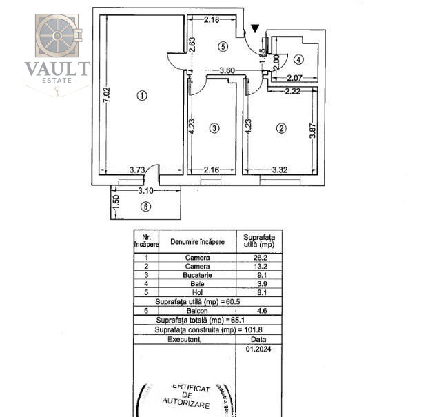APARTAMENT 2 CAMERE -CONFORT LUX -MOBILAT UTILAT -PLAZA RESIDENCE