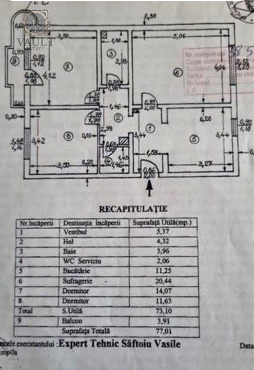 APARTAMENT 3 CAMERE- NERVA TRAIAN -SPATIOS , MODERN -5 MIN.  METROU  TIMPURI NOI