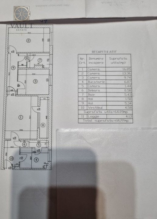 Apartament 3 camere - Titan - Piata Minis - posibilitate centrala