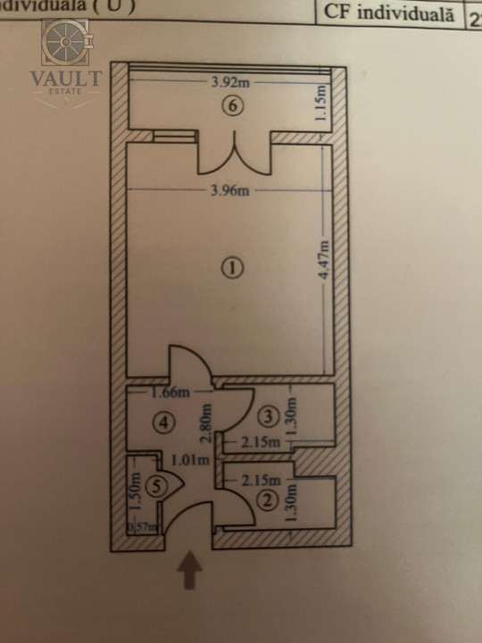 Garsoniera - 5 minute de metrou - Costin Georgian