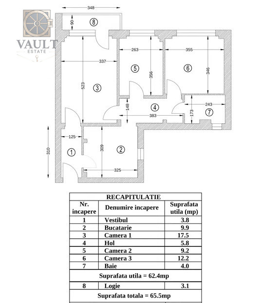 Apartament 3 camere PANTELIMON