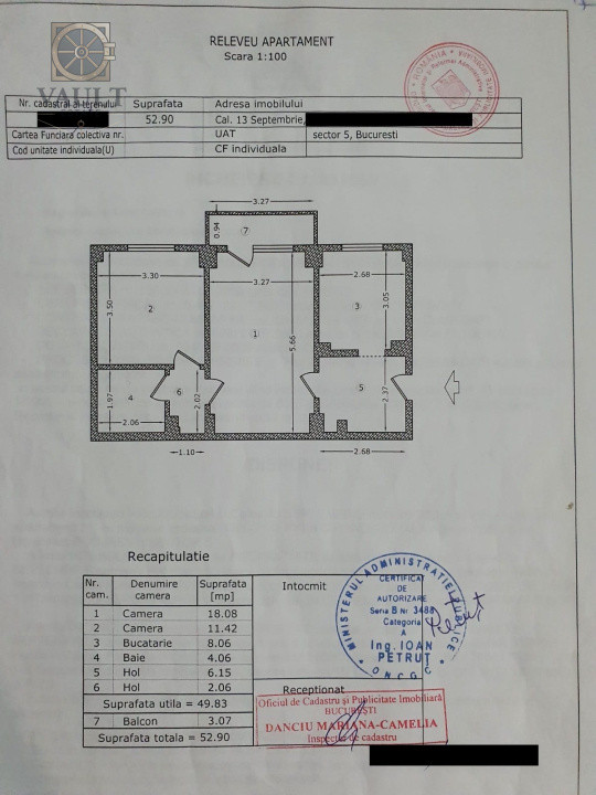 APARTAMENT 2 CAMERE-CALEA 13 SEPTEMBRIE-MOBILAT UTILAT