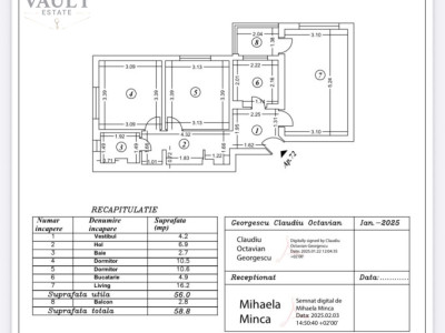 Apartament 3 camere - 5 minute de metrou - Salajan
