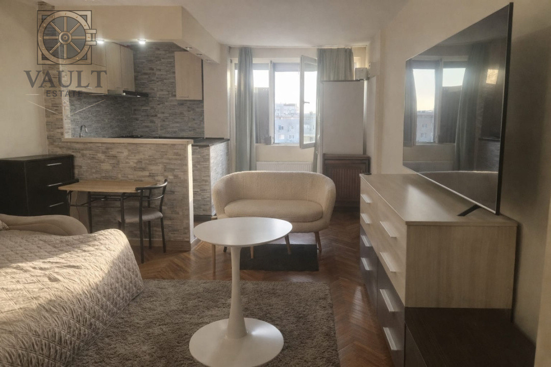 Garsoniera MOBILATA/UTILATA - lux - 2 MINUTE - Costin Georgian -