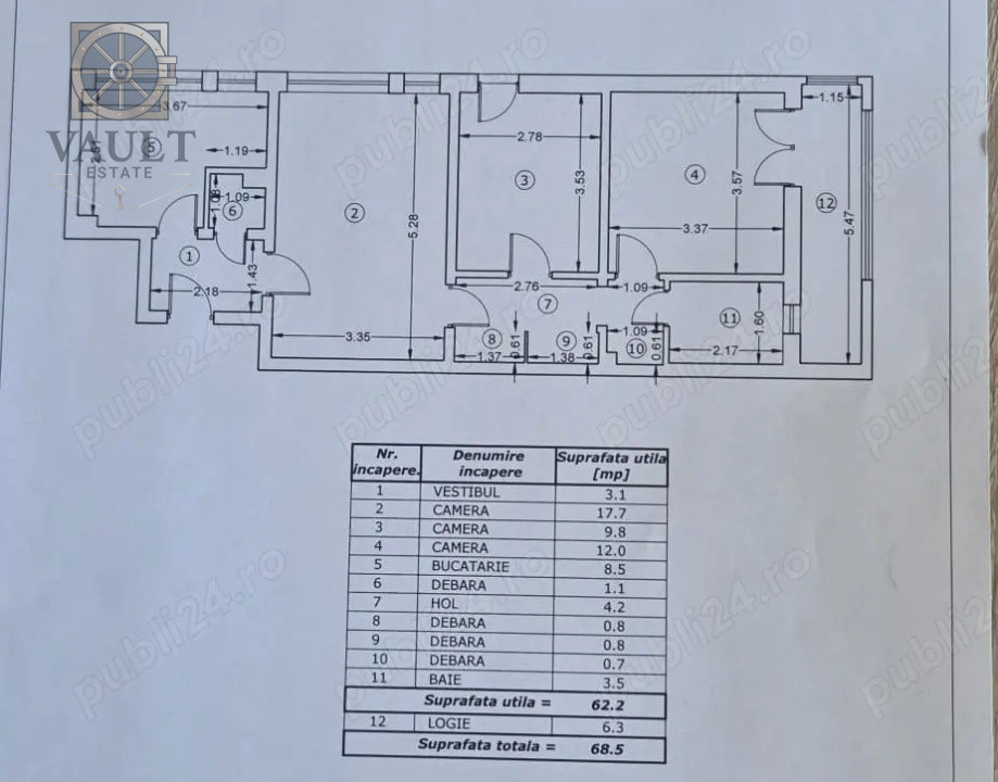 APARTAMENT 3 CAMERE - VEDERE PARC IOR - BABA NOVAC
