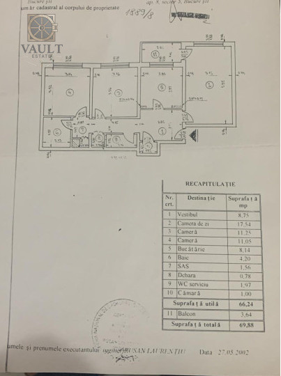 APARTAMENT 3 CAMERE-RAHOVA-BUZOENI-CENTRALA-ETAJ 1-DECOMANDAT-CENTRALA