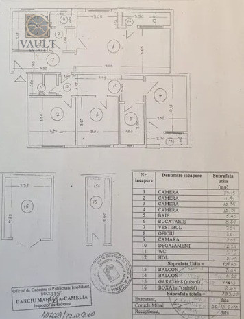 Apartament 4 camere - GARAJ + BOXA - zona PAJURA 