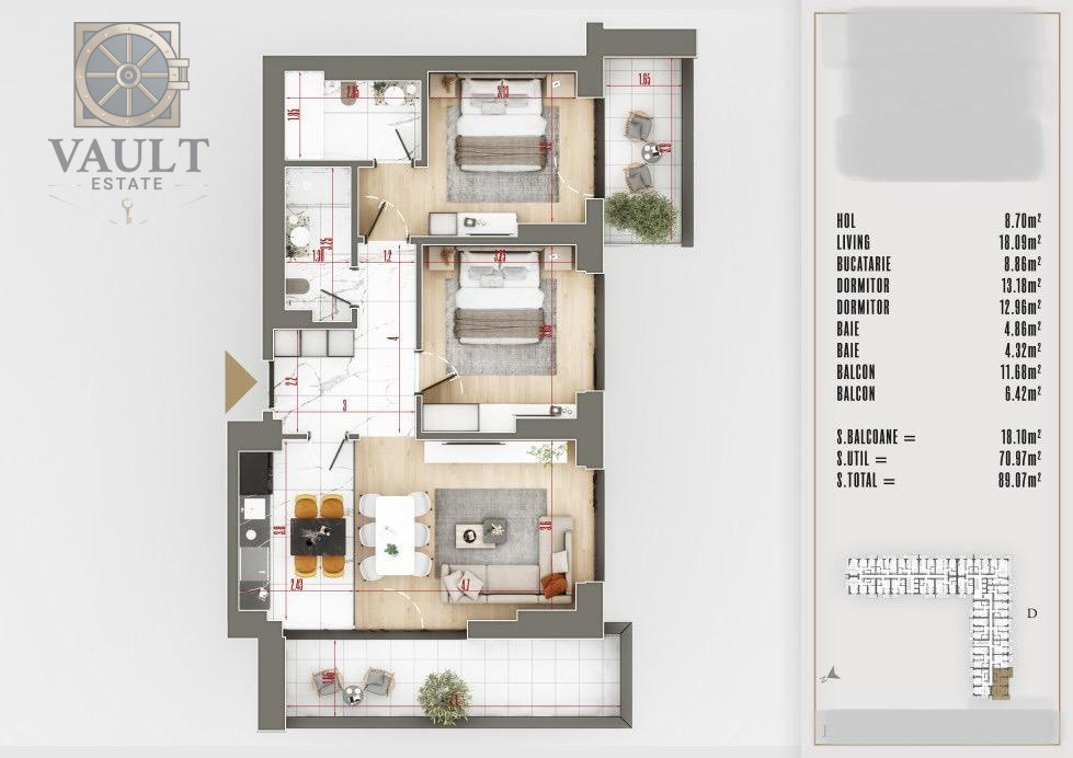 3 CAMERE-COMPLEX REZIDENTIAL PREMIUM-COMISION 0%-THEODOR PALLADY