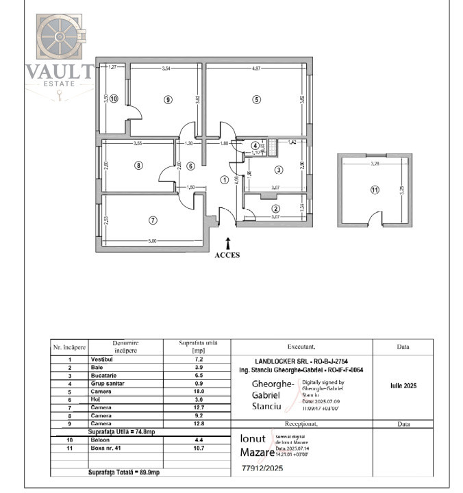 Apartament 4 camere - 