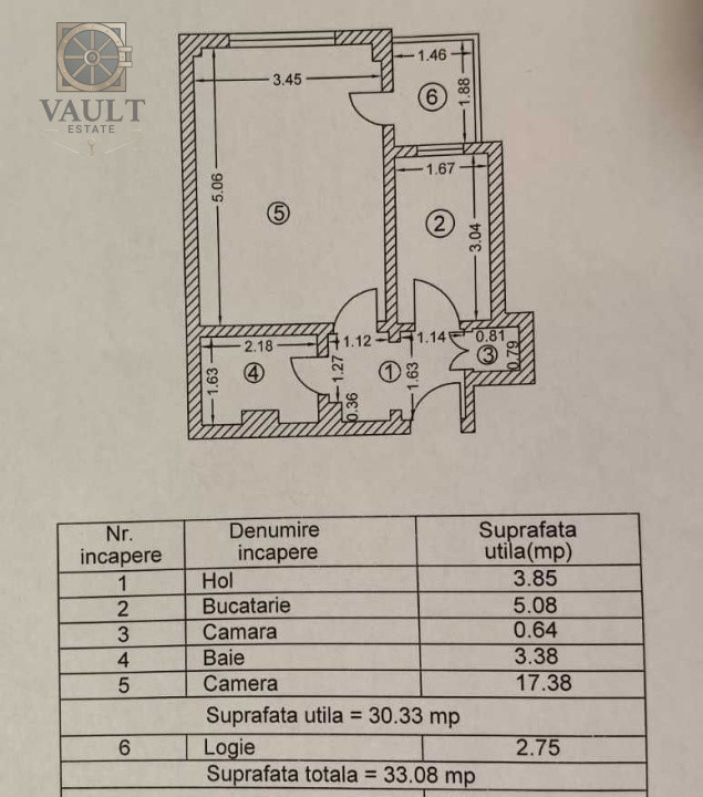 Garsoniera - DECOMANDATA - anvelopat 2025 - 10 minute metrou Iancului 