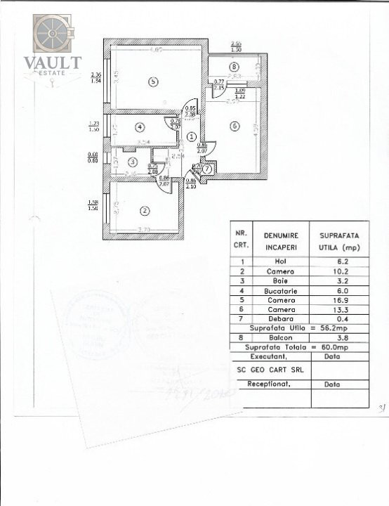 Apartament 3 camere decomandat Alexandru Obregia