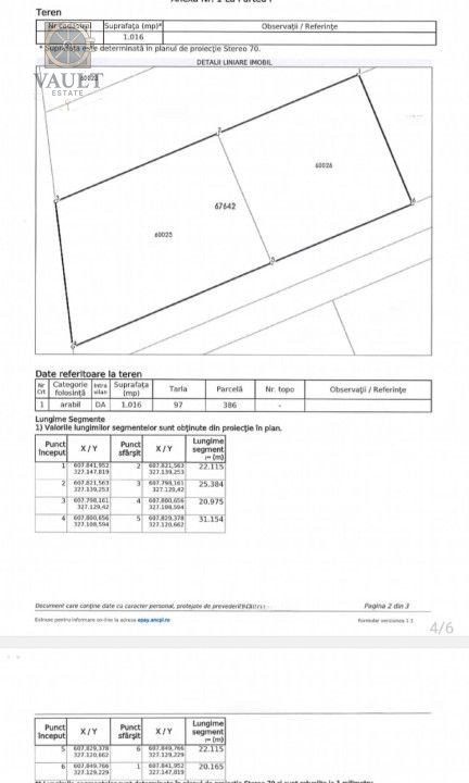 Teren 1016 Mp Acces Autostrada Soarelui - Branesti Ilfov-