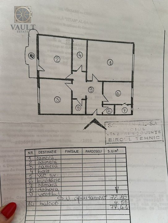 Apartament 3 camere- Metrou Timpuri Noi-Nerva Traian