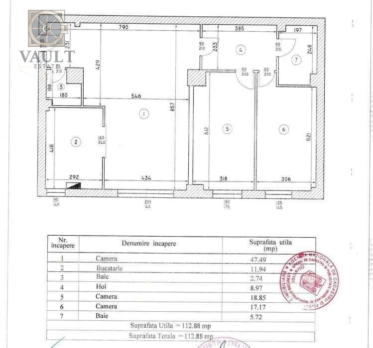 APARTAMENT 3 CAMERE-STRAULESTI