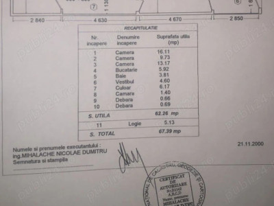 Apartament 3 camere - 10 minute pana la Metrou - Balta Alba