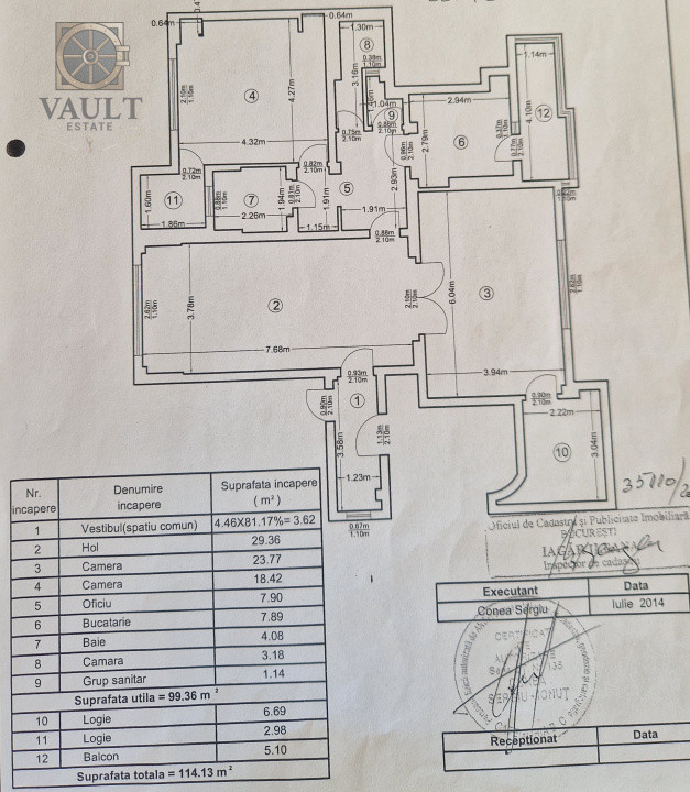 Apartament 3 camere - 10 minute de metrou - Moșilor 
