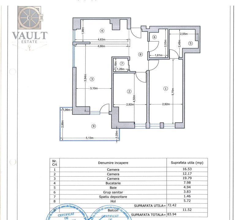 APARTAMENT 3 CAMERE-DRUMUL TABEREI-MOGHI0ROS PARK RESIDENCE-PARCARE