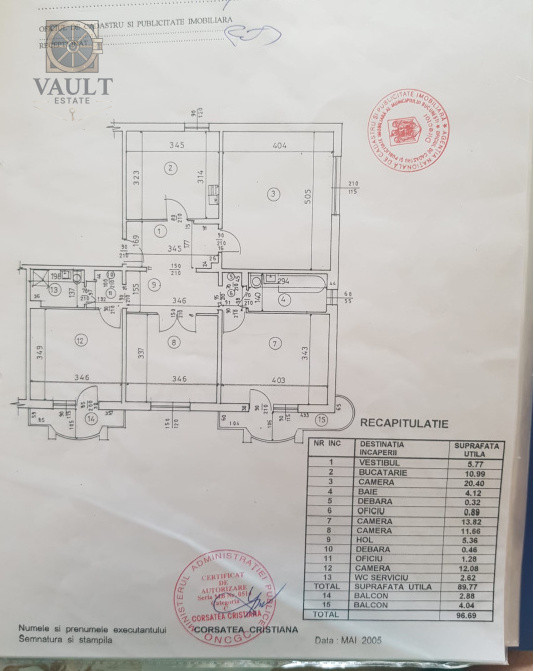 APARTAMENT 4 CAMERE-VITAN MALL-DECOMANDAT-2 BAI-2 BALCOANE