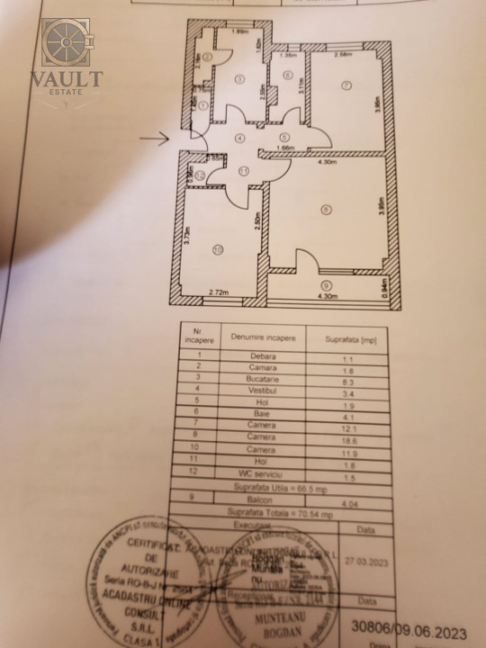APARTAMENT 3 CAMERE-SEBASTIAN-PARC-HOL H-2 BAI-PARCARE-REABILITAT